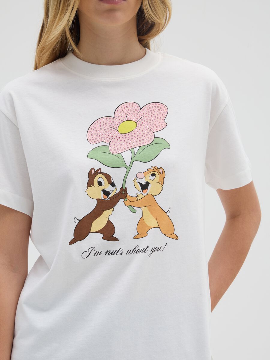 T-shirt in puro cotone bianca regular fit_3