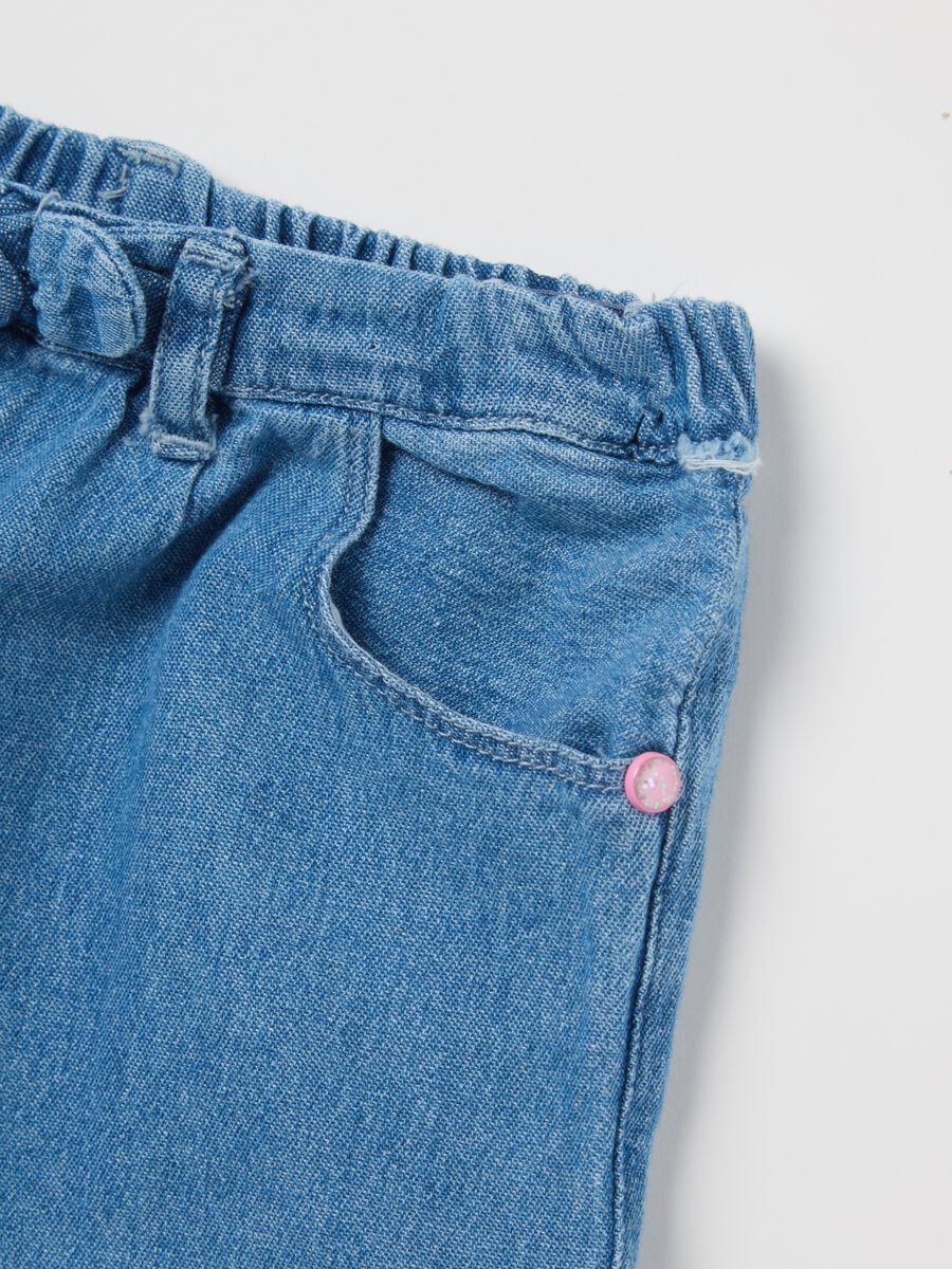 Fagottino Cotton Denim Shorts_2