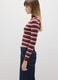 Brown striped fitted sweater_3
