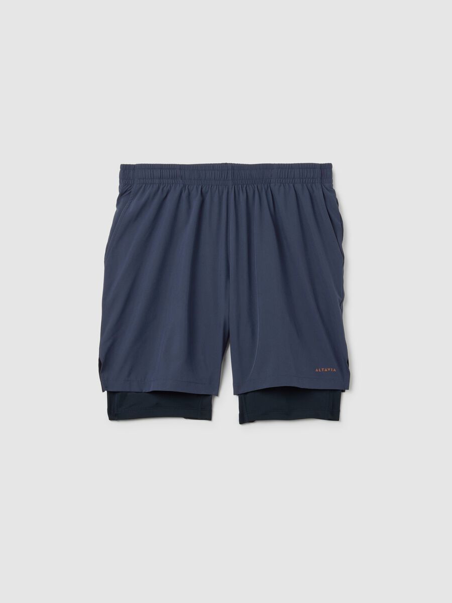 ALTAVIA COURT Sport Shorts with Fitted Technical Inner Shorts_4