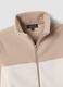 Light beige relaxed-fit zip sweatshirt_1