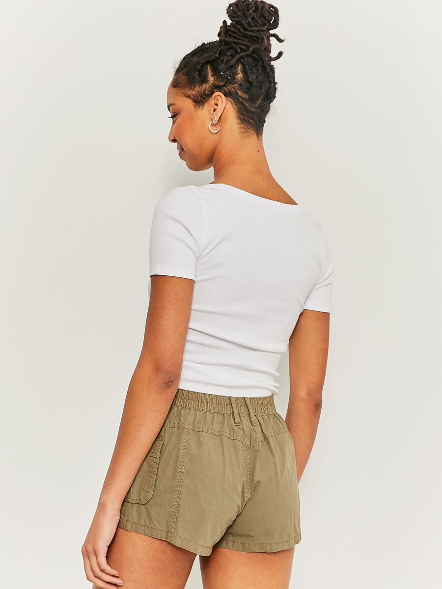 Shorts in cotton with pockets_2