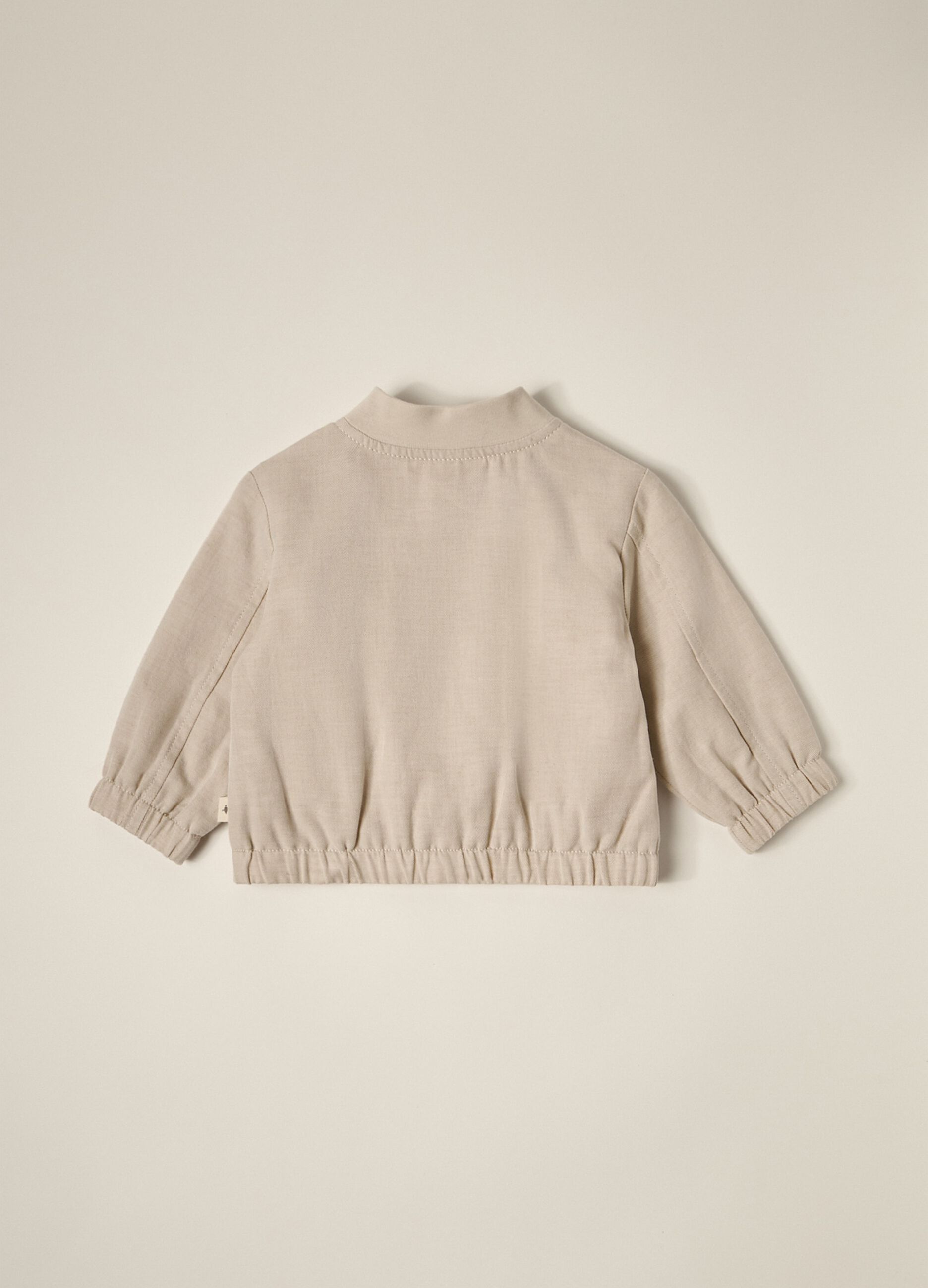 IANA newborn boy bomber jacket in twill