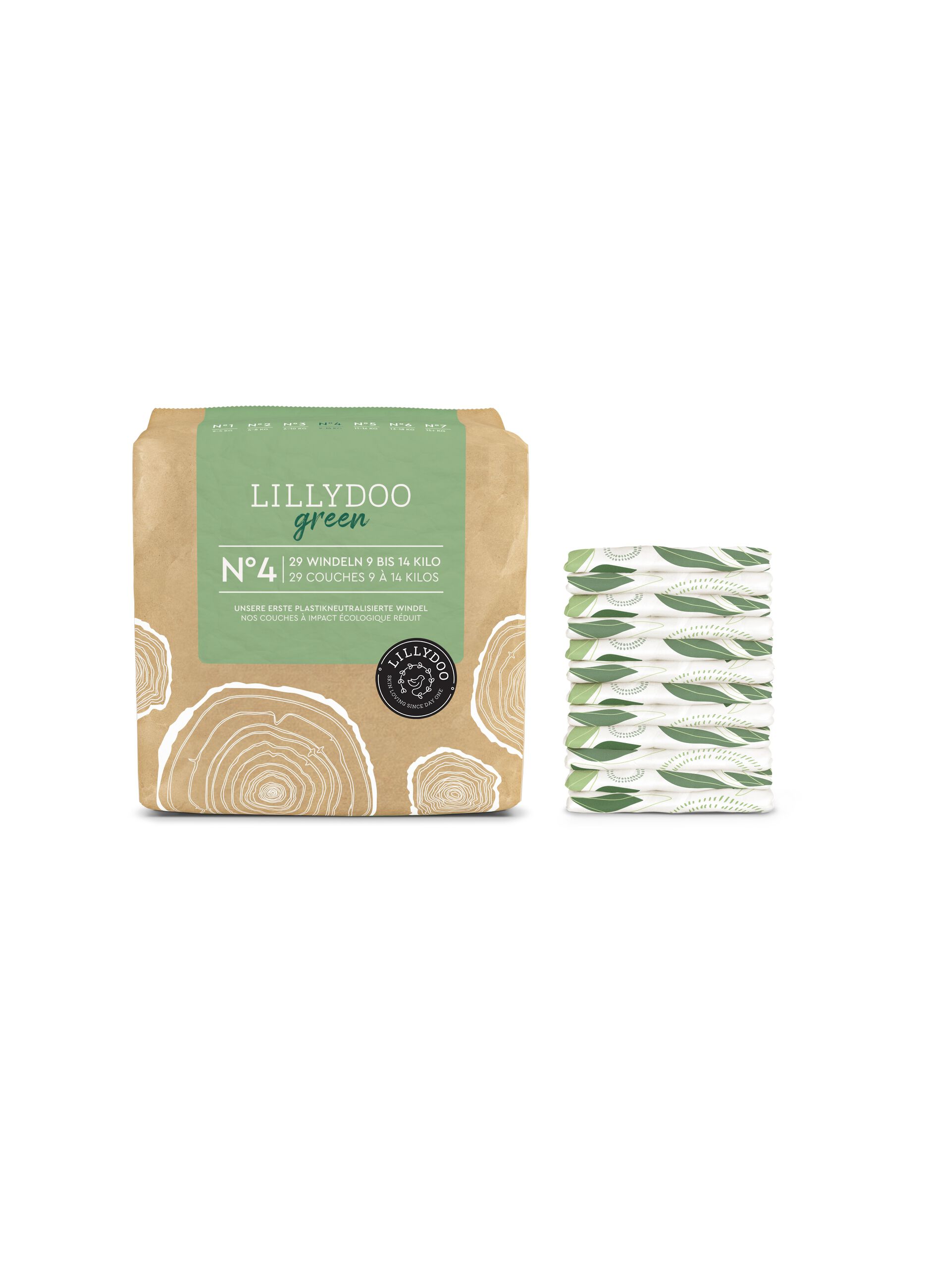 Lillydoo eco-sustainable nappies, No. 4 (9-14 kg)
