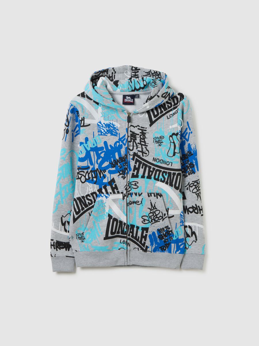 Children's multicolour cotton blend hoodie_0