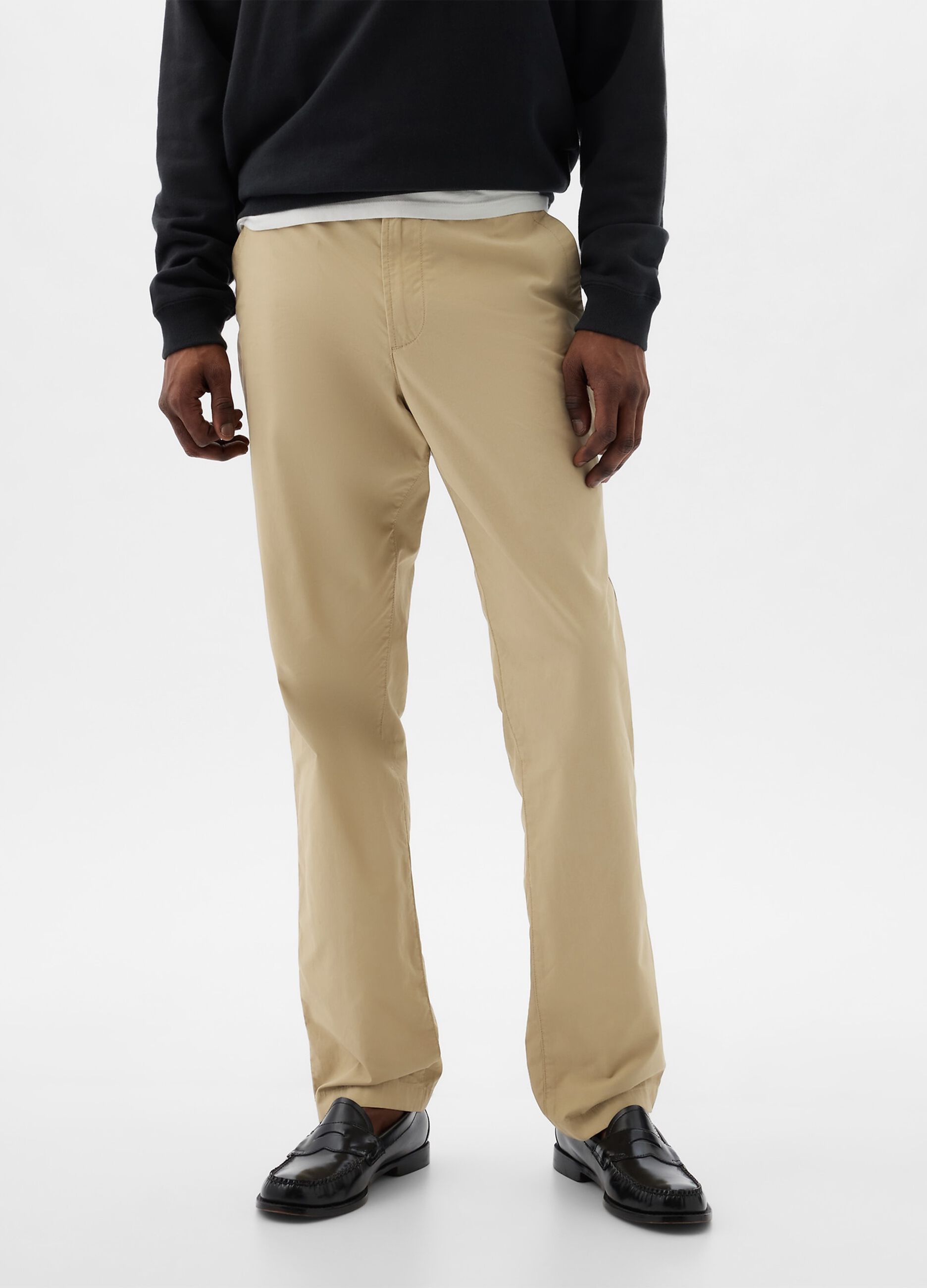 Chino trousers in poplin