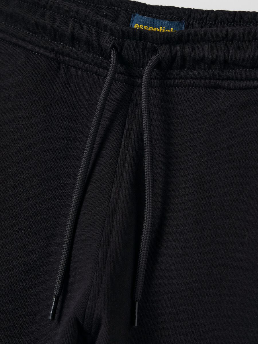 Cotton joggers with drawstring_3