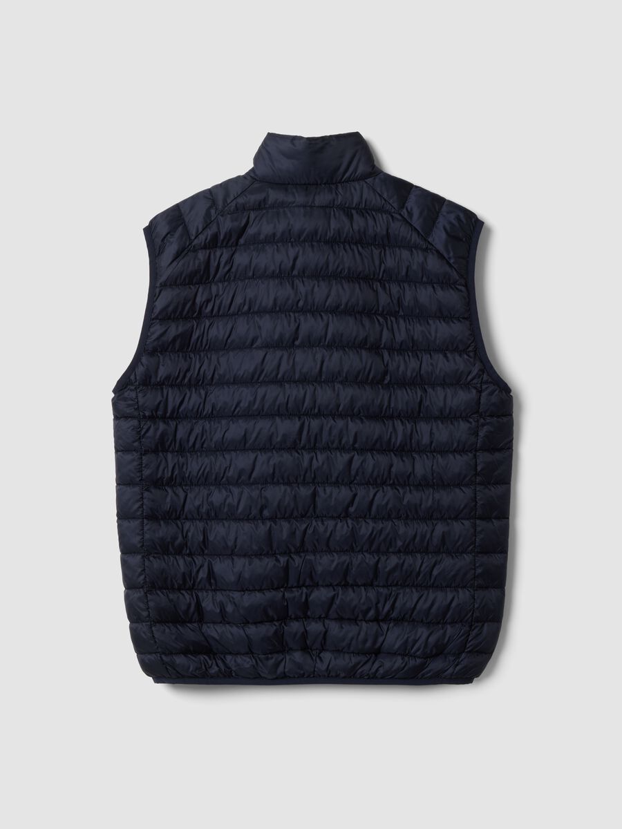 Blue Ultralight Padded Gilet with Zip_6