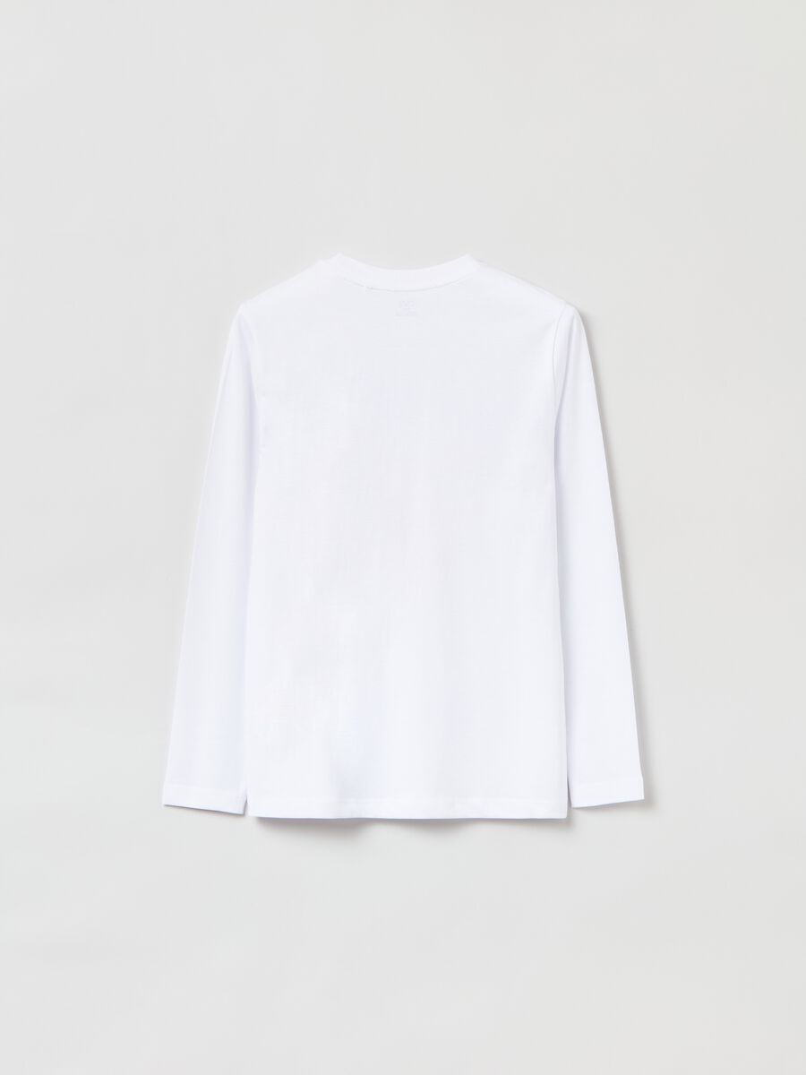 T-shirt in cotone a maniche lunghe_1