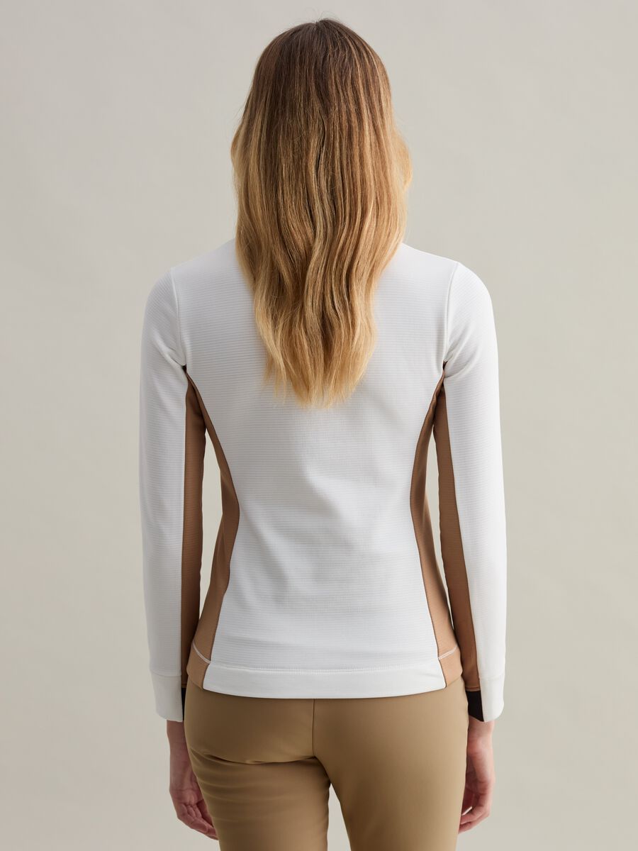 Half-zip fleece with waffle weave_3