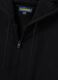 Felpa in misto cotone nero regular fit con zip_5