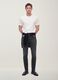 Black slim-fit stretch cotton denim jeans_0