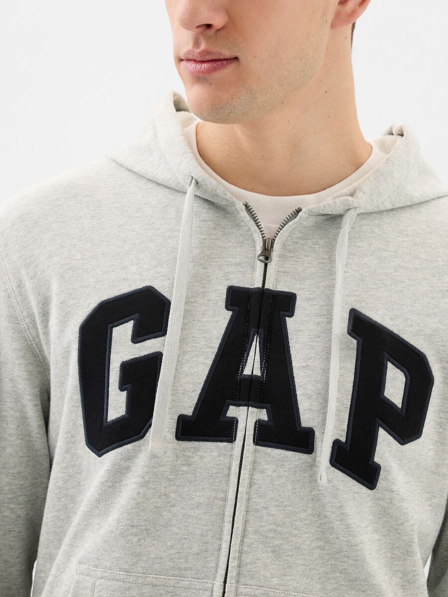 Felpa con cappuccio e ricamo logo_2