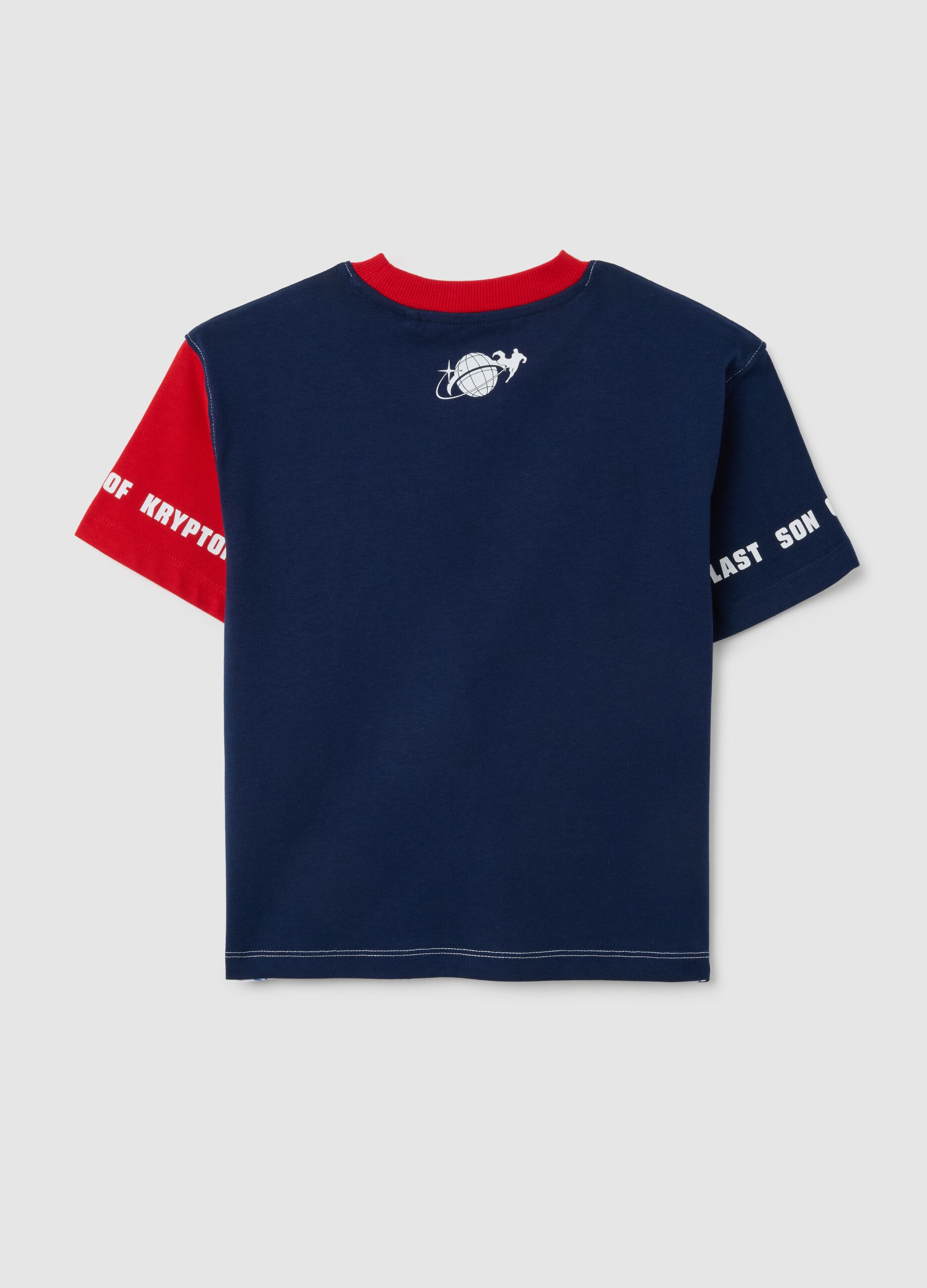 Kids' T-shirt in pure multicolour cotton with Superman print
