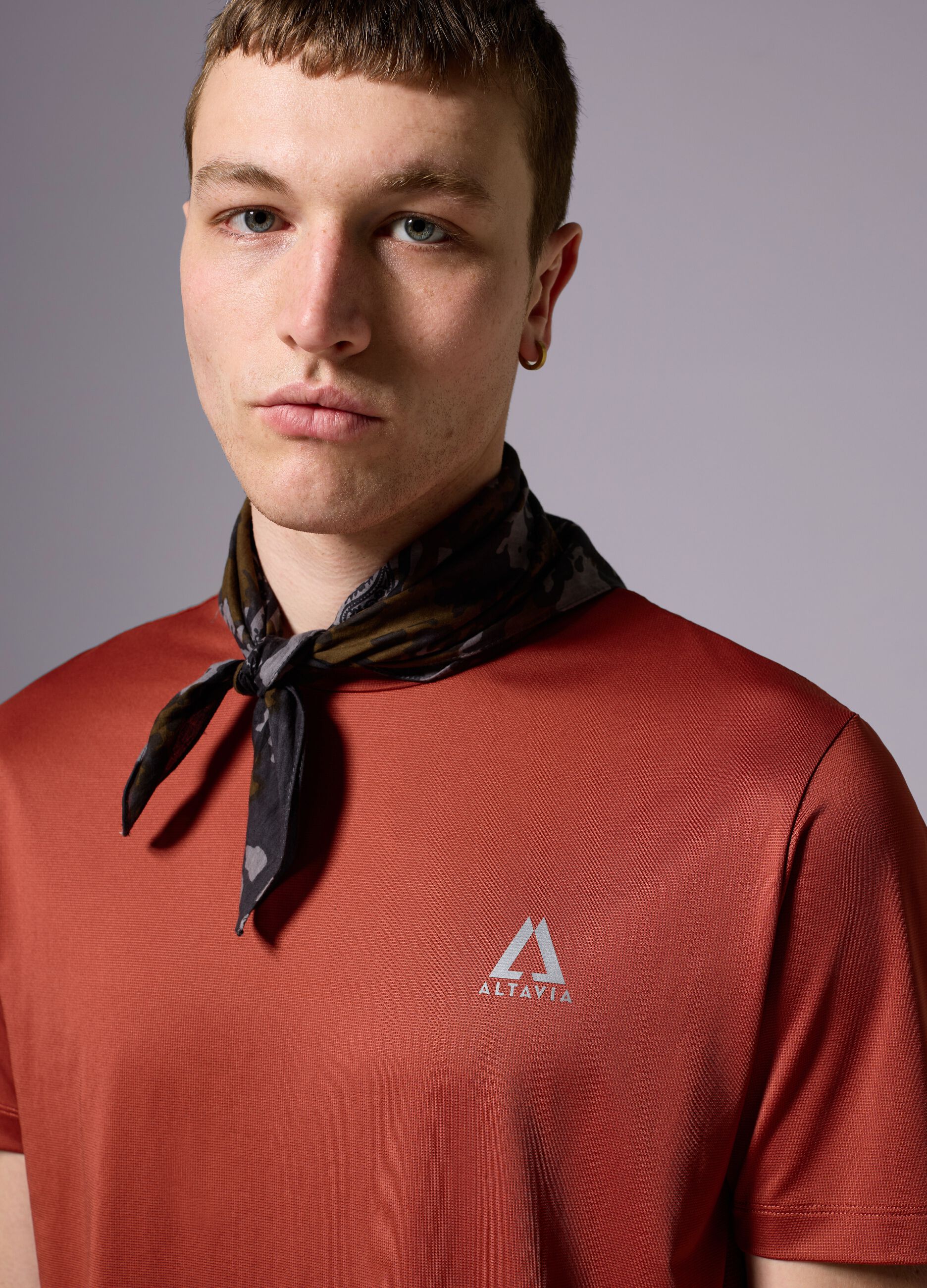 ALTAVIA WITH DEBORAH COMPAGNONI T-shirt in technical fabric