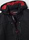 Black Padded Jacket with Hood_1