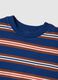 Multicolour striped pure cotton t-shirt with relaxed fit_5