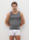 Men's Grey Pure Cotton Vest_0