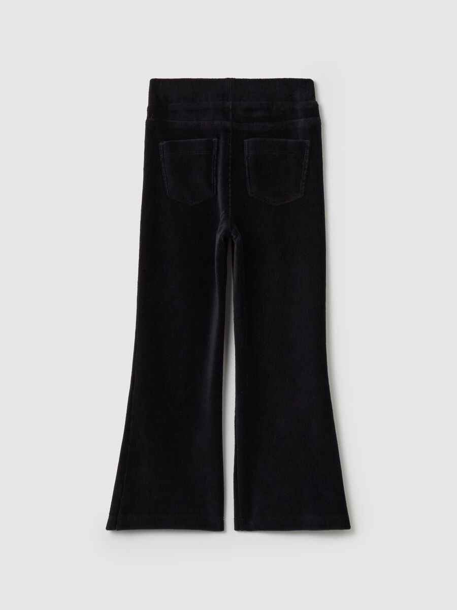 Treggings flare fit in corduroy_1