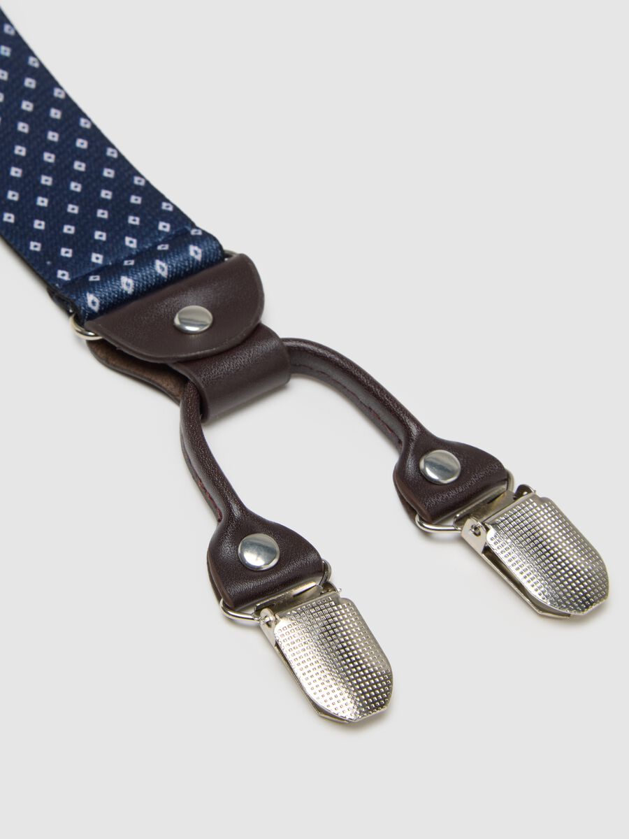 Bretelle in multicolor con pois_1