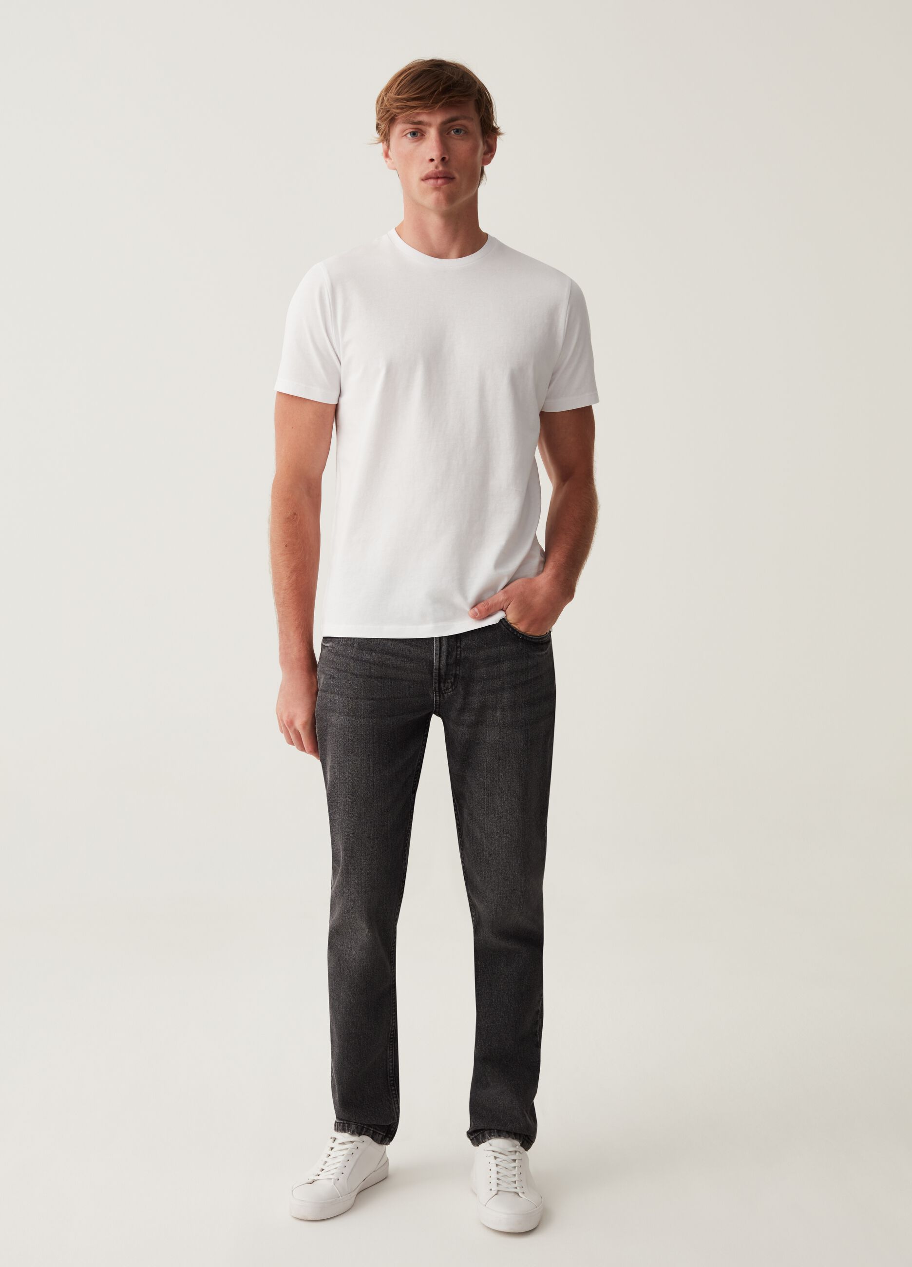 Jeans slim fit acid wash_0