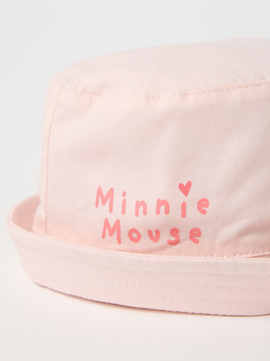 Pink fishing hat with Minnie Mouse print_2