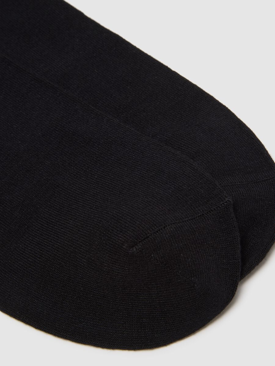 Pack of three black regular fit sports socks_2