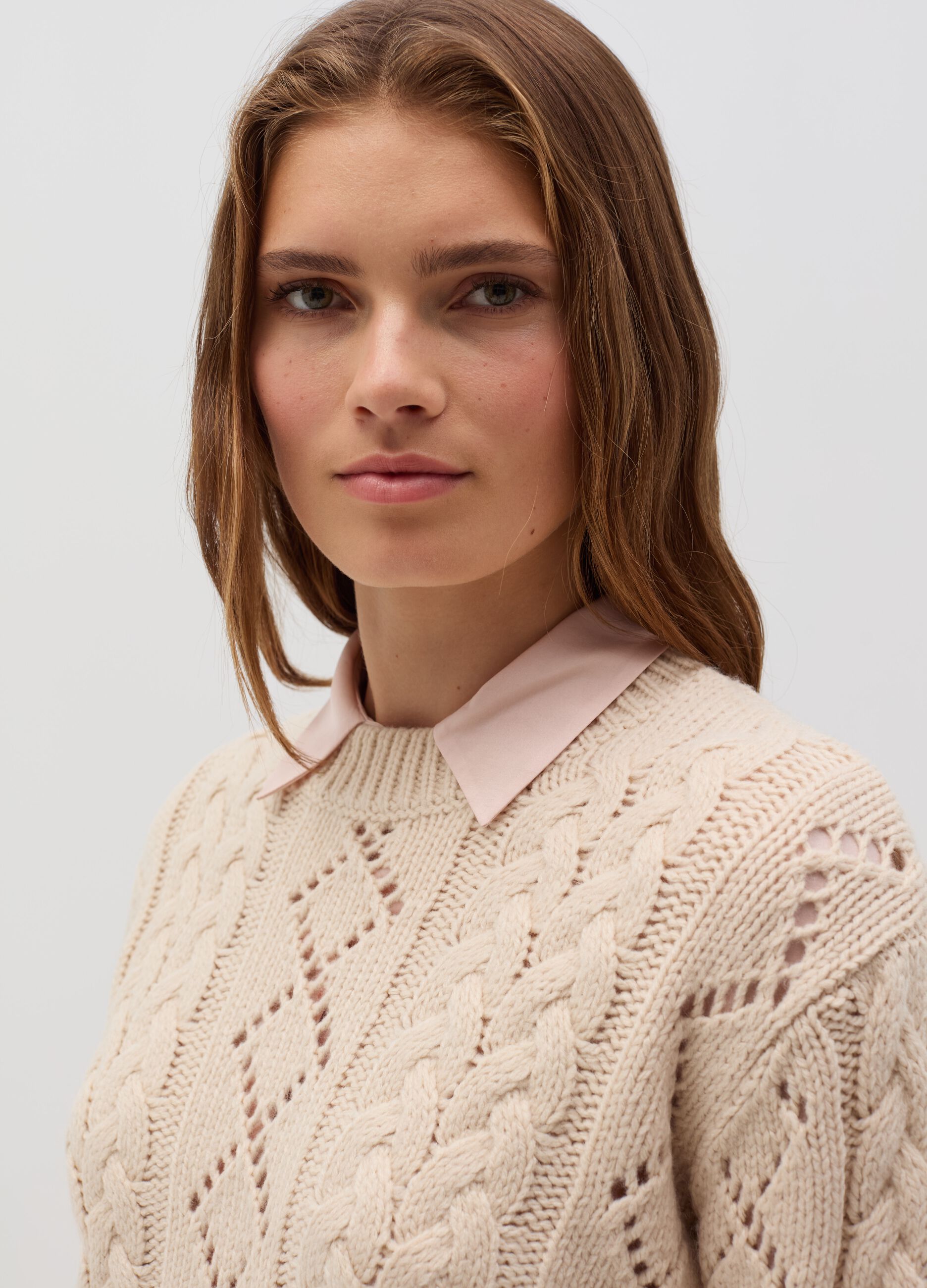 Maglioni Donna Beige OVS