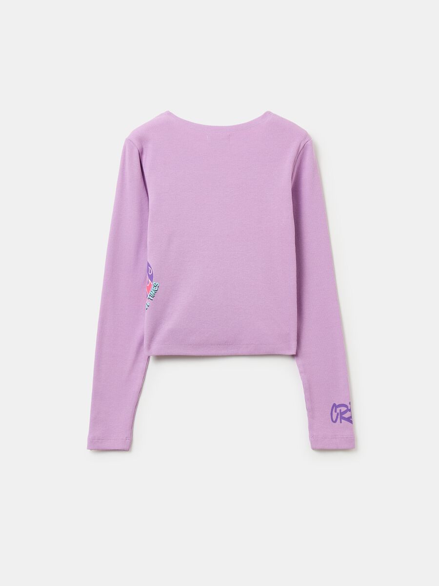 T-shirt maniche lunghe con dettaglio cut-out_4