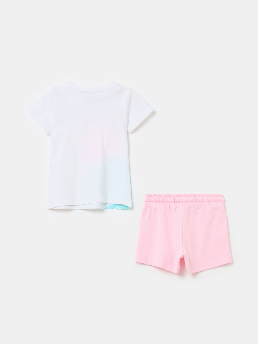 Cotton jogging set with print_1