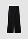 Black viscose-blend culotte trousers_4