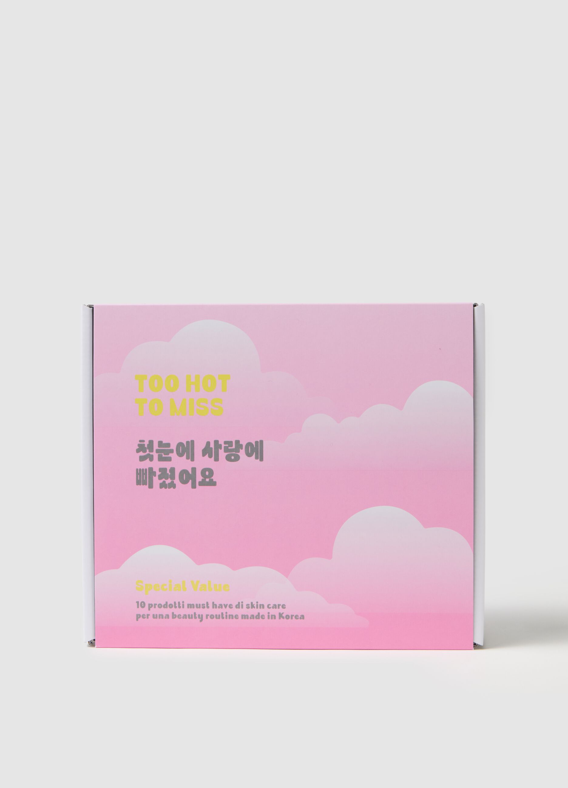 K-Beauty box Too hot to miss 10 prodotti skincare coreana - Valore reale &euro; 147