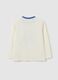 White regular fit pure cotton children's T-shirt_1