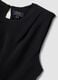 Black fitted dress with ruched detailing_6