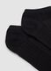 3-pack black ankle sports socks in stretch organic cotton_1