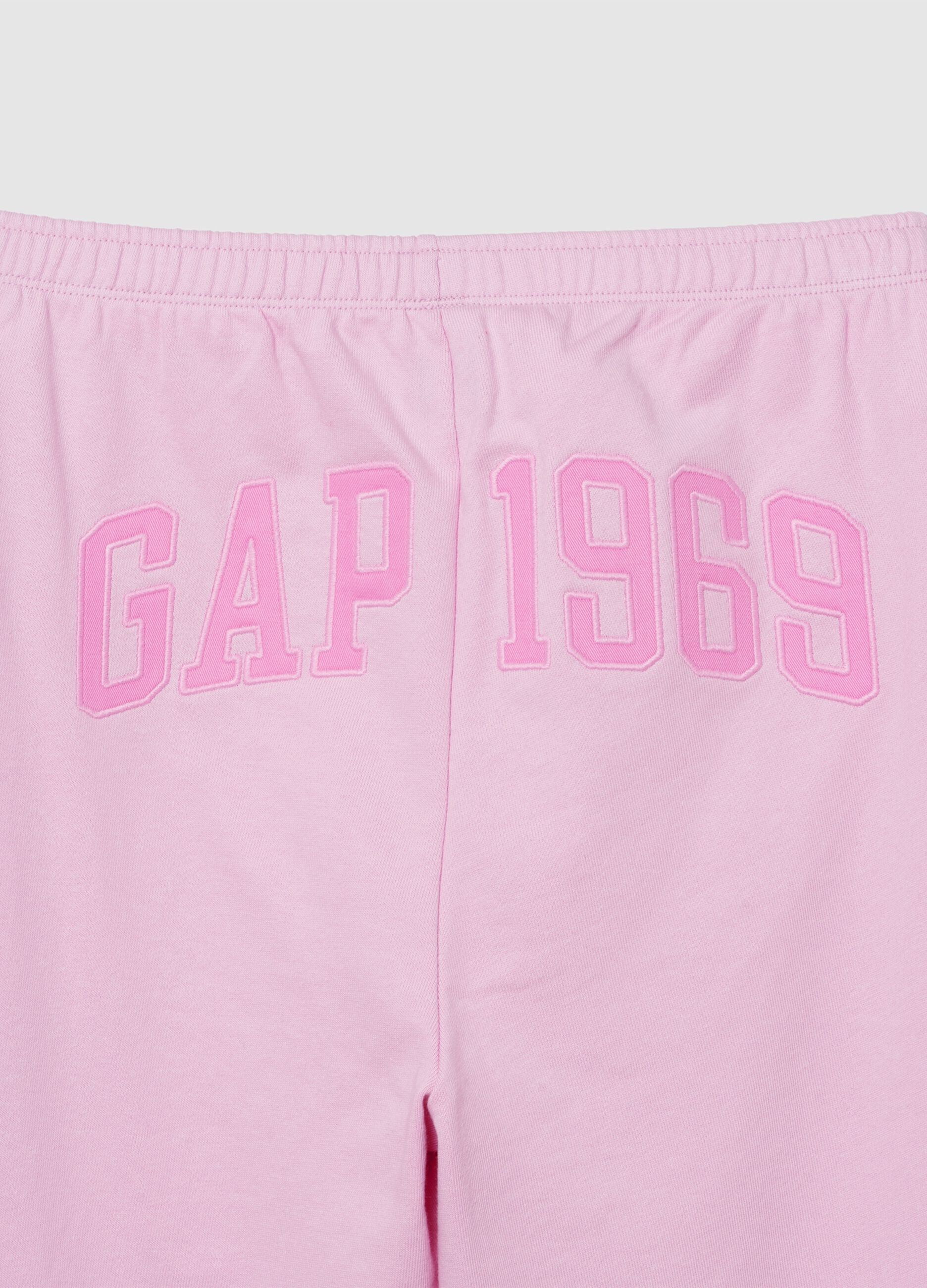 Cotton-blend wide-leg trousers