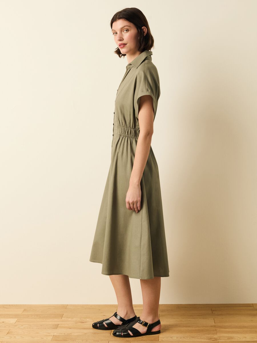 Short-sleeved shirt dress_2