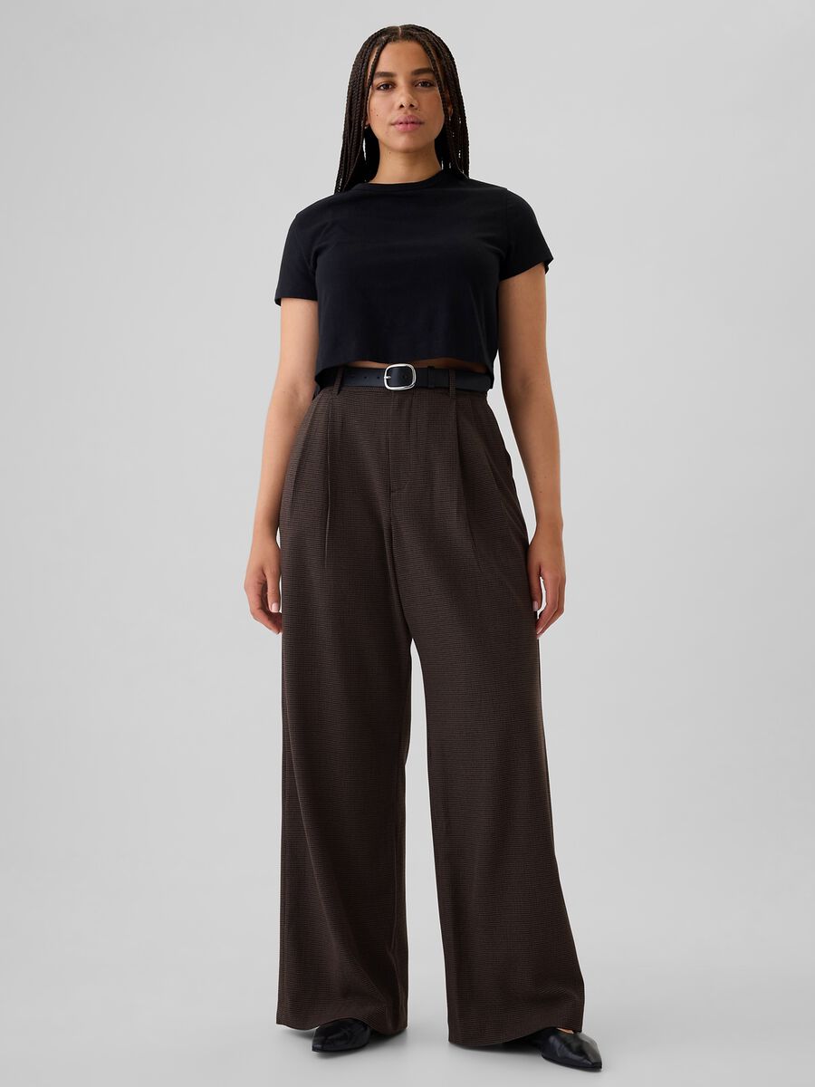 High-rise houndstooth trousers_4