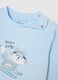 Baby Blue Velour Sleepsuit Regular Fit_3