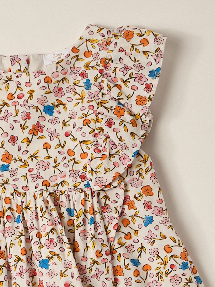 IANA newborn girl dress in 100% cotton_2