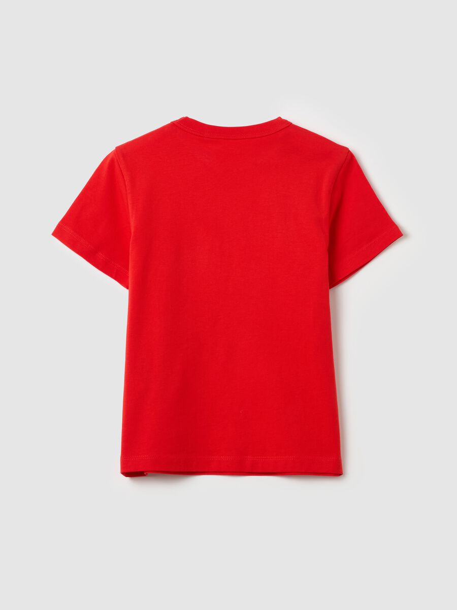 Solid colour T-shirt in organic cotton_1