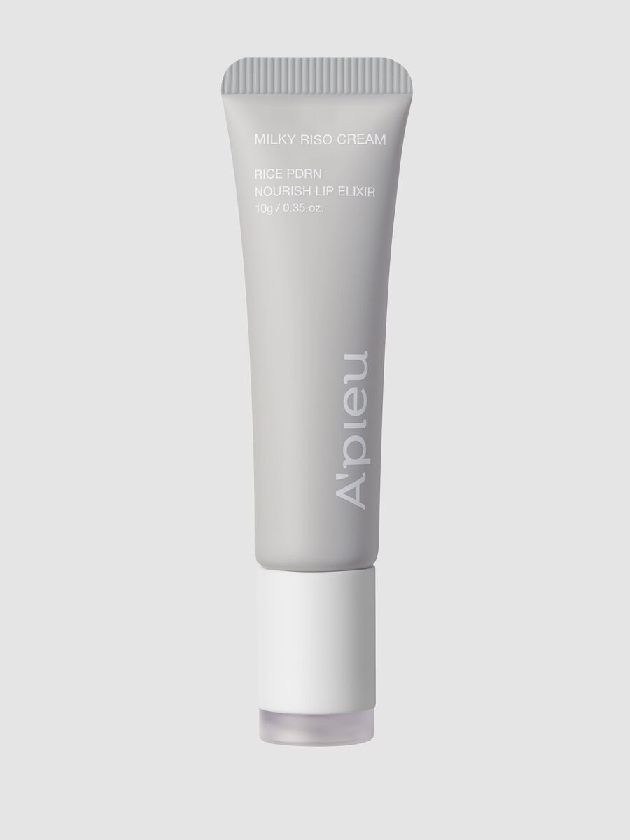 Rice PDRN Nourish Lip Elixir Milky Rice Cream 10 g - Korean make-up_0