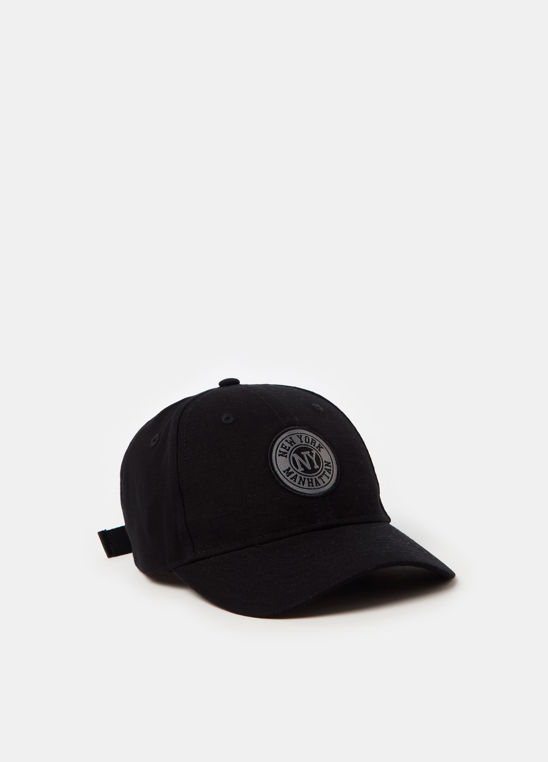 Baseball cap with patch