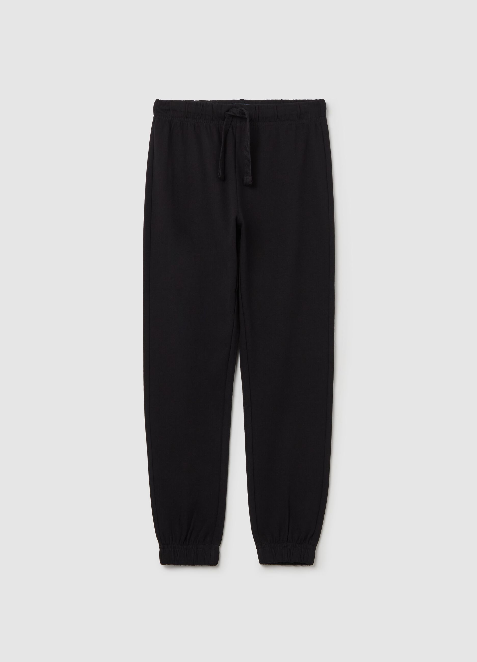 Joggers in cotone con coulisse