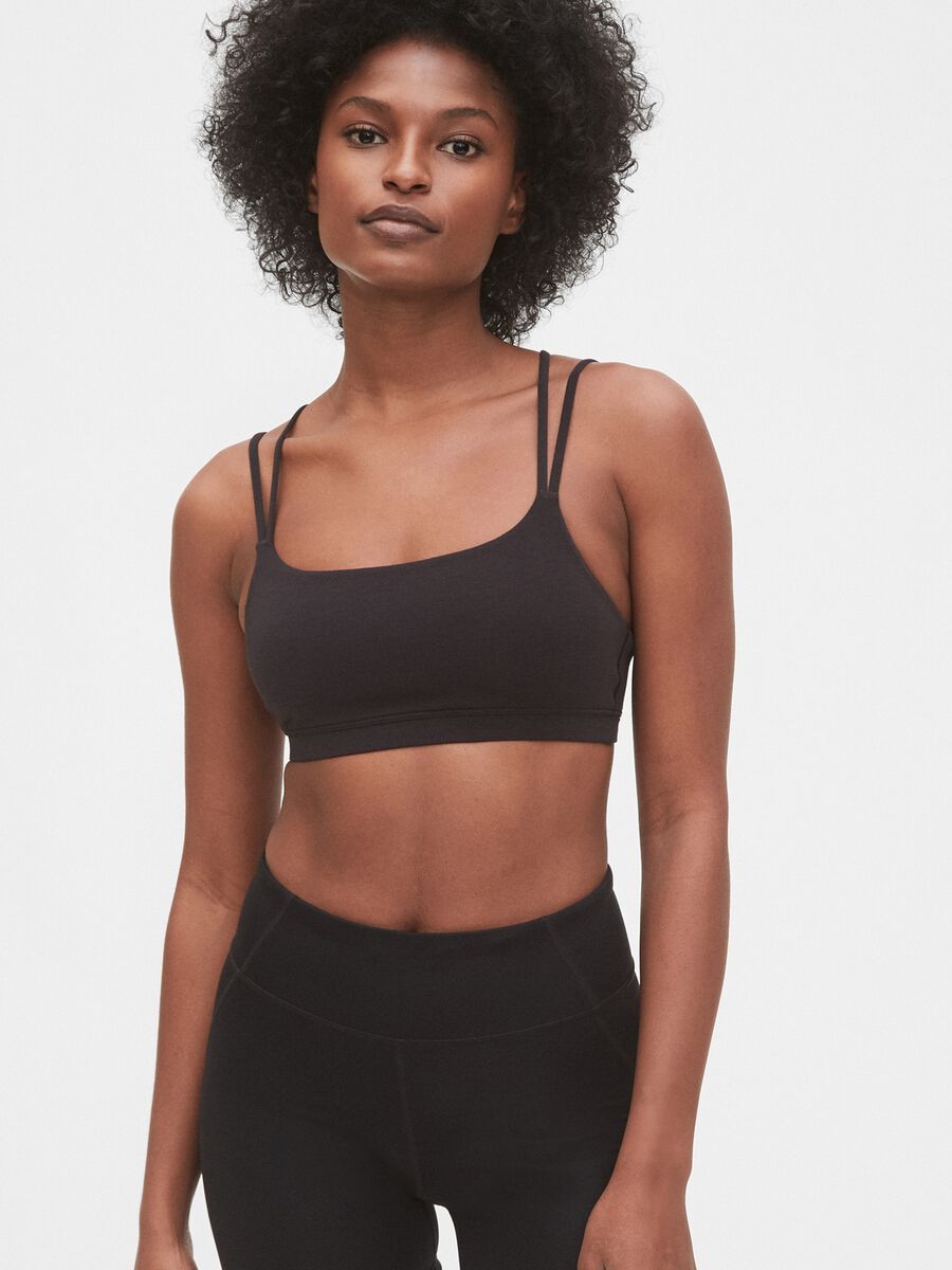Sports bralette with double shoulder straps_0