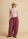 Multicolour fitted cotton-blend tank top_1