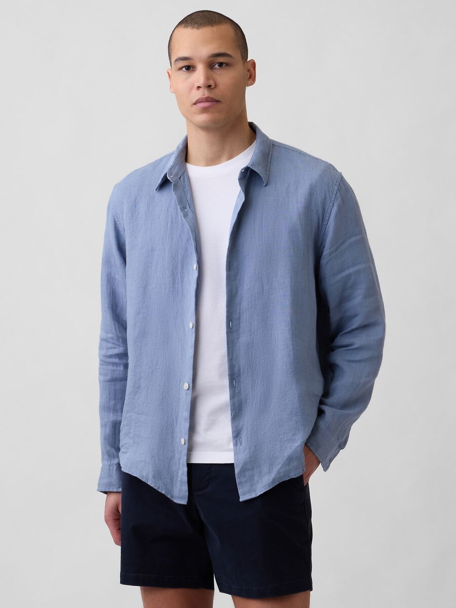 Pure linen shirt_0