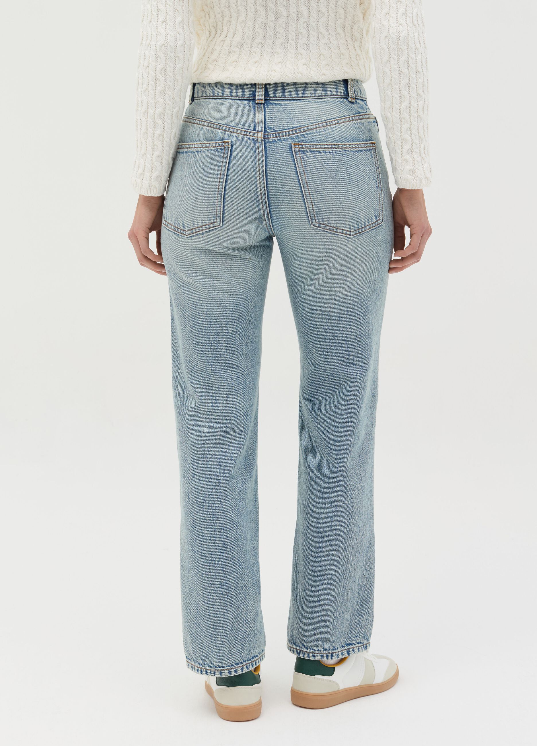 Five-pocket,straight-fit jeans