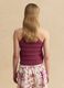 Purple knitted cotton-blend tank top_3