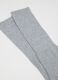 Set of long grey cotton-blend socks tripack_1